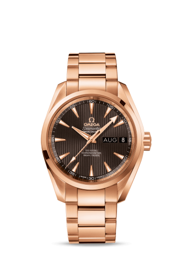 Omega Seamaster Aqua Terra 150M Co-Axial 38.5 Annual Calendar Red Gold / Grey / Bracelet